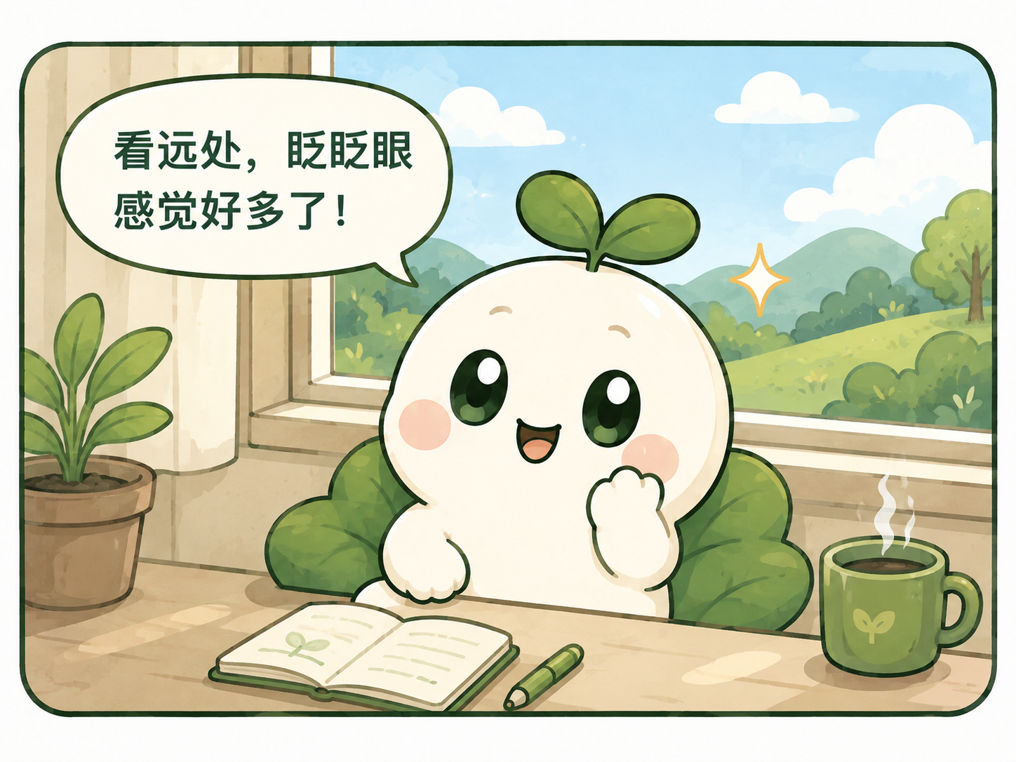 眼睛感觉好多了